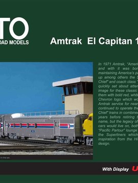 Kato KAT106079 N Passenger Car Set, Amtrak/El Capitan (10)