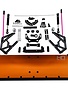 HRA SCX1213P03 CNC Aluminum Snow Plow Orange SCXII