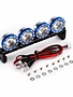 INT C23348BLUE Alloy Roof Top Spot Light Set LED White (4)
