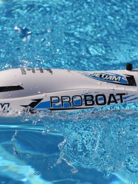 Pro Boat PRB08031T2 Jet Jam 12" Pool Racer, White: RTR