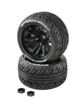 Dynamite DYNW0020 Speedhawk (Speedtreads) 1/10 ST/MT Tires MNTD (2)