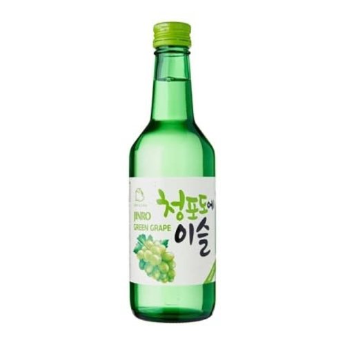 Jinro Jinro Chamisul Green Grape Soju, Seoul Korea (375ml) Jinro Jinro Chamisul Green Grape Soju, Seoul Korea (375ml)