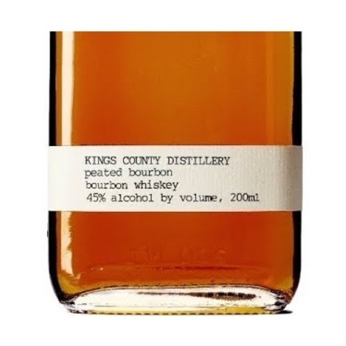 Kings County Distillery PEATED Bourbon', Brooklyn, New York (200ml) Kings County Distillery PEATED Bourbon', Brooklyn, New York (200ml)