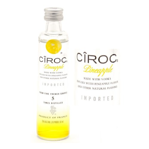 Ciroc Vodka 'Pineapple', France (50ml) Ciroc Vodka 'Pineapple', France (50ml)