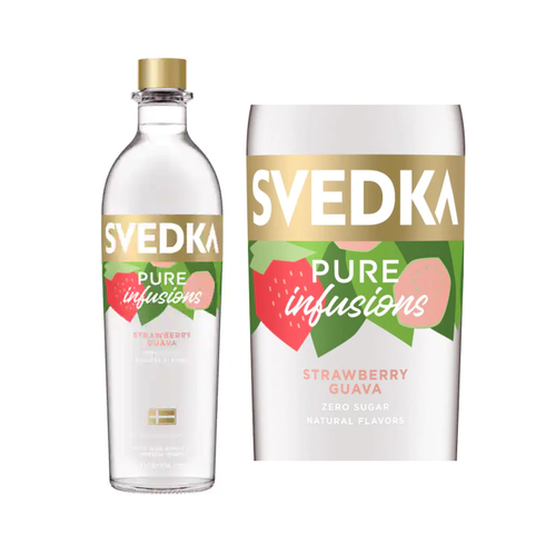 Svedka Vodka Pure Infusions Strawberry Guava, Bardstown, KY (750ml) Svedka Vodka Pure Infusions Strawberry Guava, Bardstown, KY (750ml)