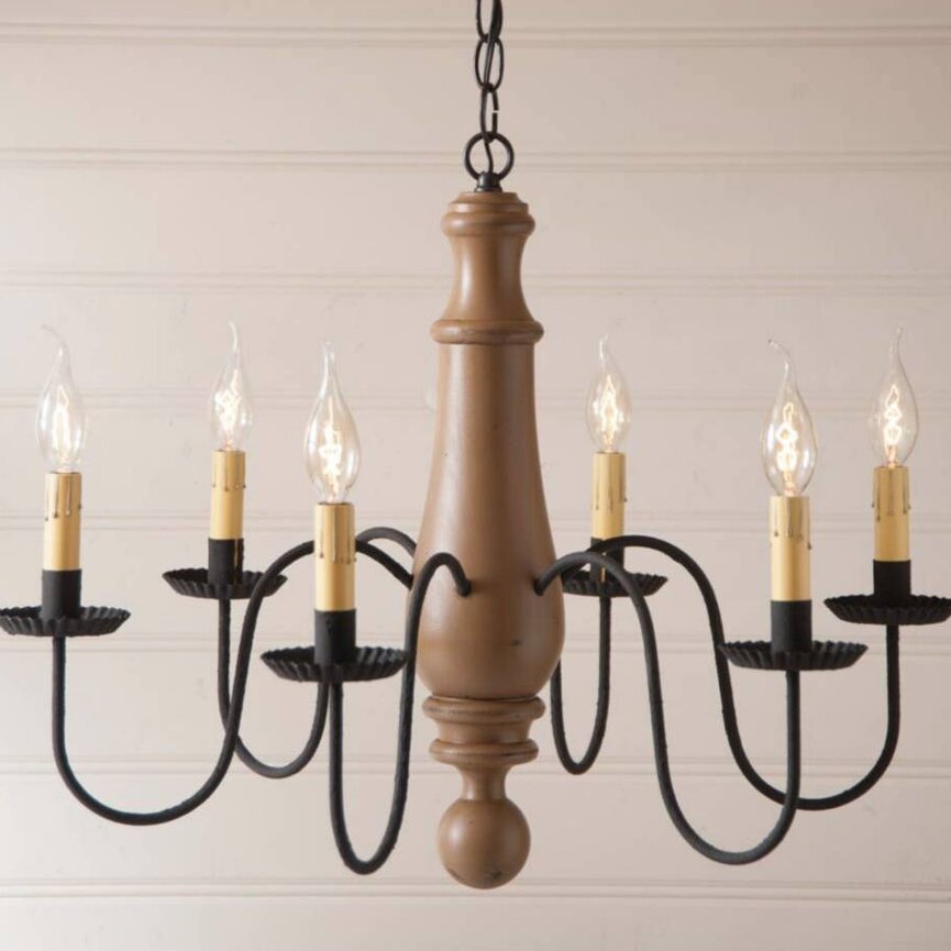 Manassas Wood Chandelier in Sturbridge