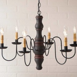 Gettysburg Wood Chandelier in Hartford