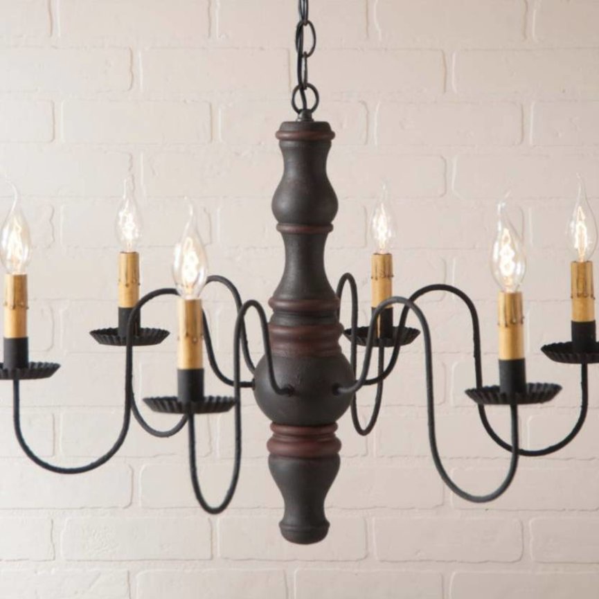 Gettysburg Wood Chandelier in Hartford
