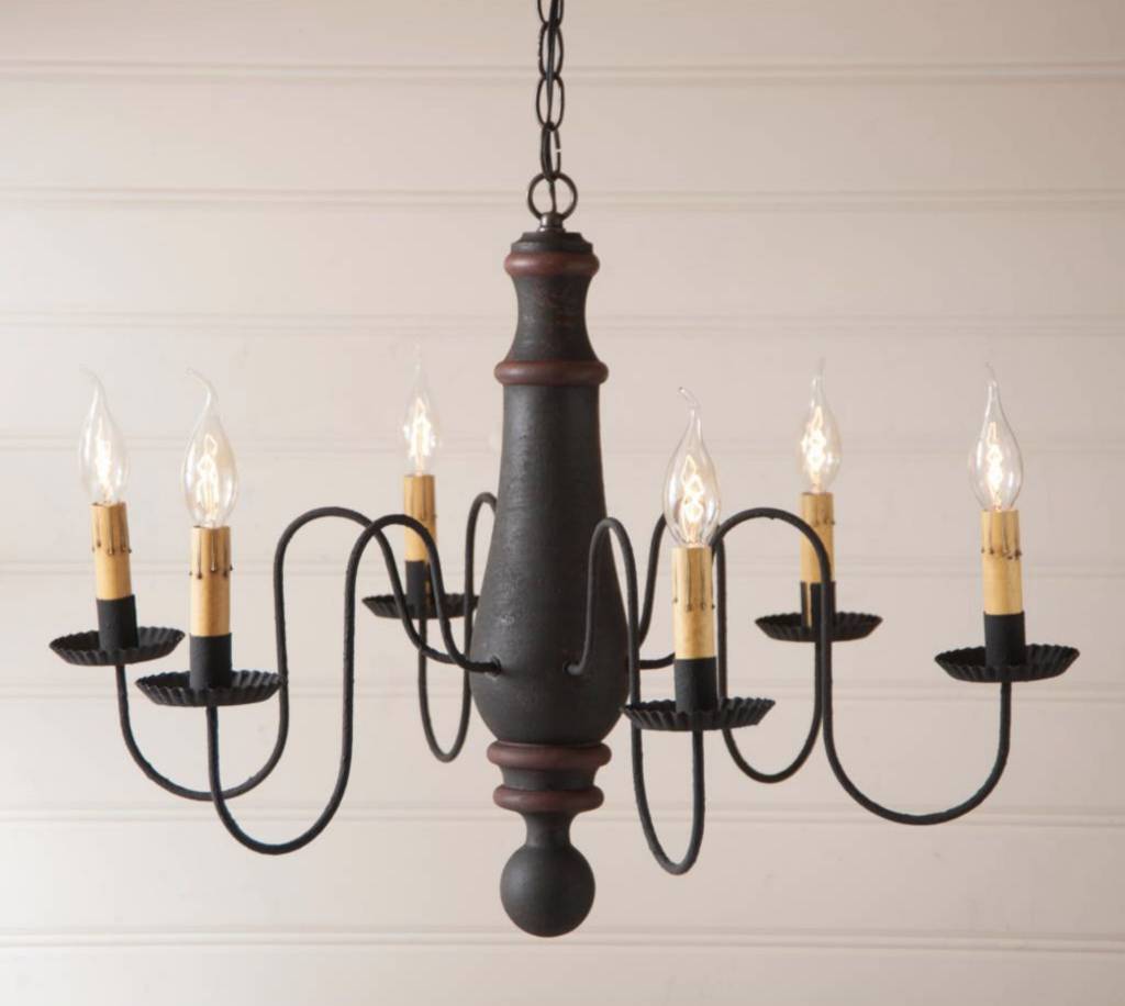 Norfolk Wood Chandelier | Large Colonial Chandeliers | Nana's Farmhouse -  Nana's Farmhouse