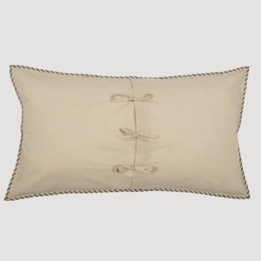 Sawyer Mill Charcoal Ticking Stripe Shams