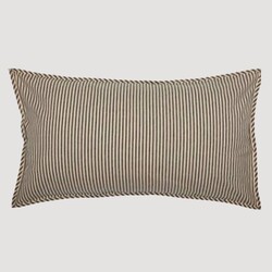 Sawyer Mill Charcoal Ticking Stripe Shams