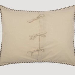 Sawyer Mill Charcoal Ticking Stripe Shams