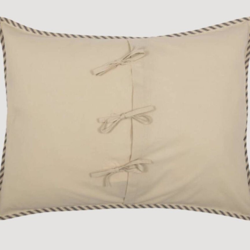 Sawyer Mill Charcoal Ticking Stripe Shams
