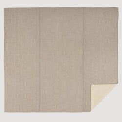Sawyer Mill Charcoal Ticking Stripe Quilt Coverlet