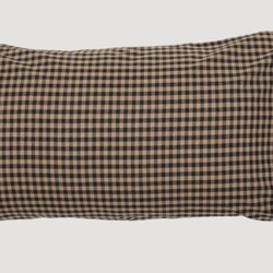 Black Check Star Pillow Cases
