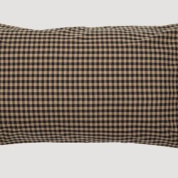Black Check Star Pillow Cases