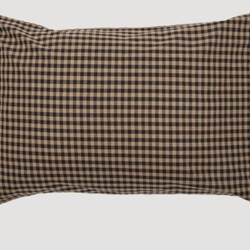 Black Check Star Pillow Cases