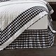 VHC Brands Annie Buffalo Black Check Bed Skirt