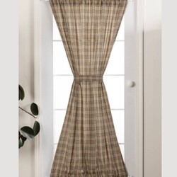 Sawyer Mill Charcoal Plaid Door Panel 72x42