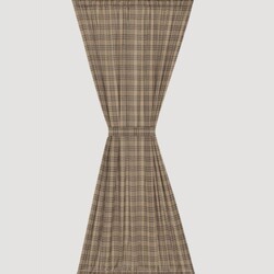 Sawyer Mill Charcoal Plaid Door Panel 72x42