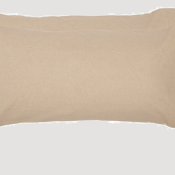Burlap Vintage Pillow Case Set of 2