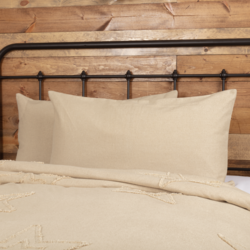 Burlap Vintage Sham