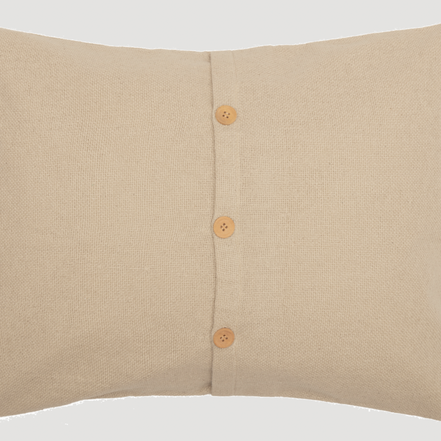 Burlap Vintage Sham