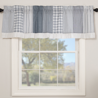 Sawyer Mill Blue Patchwork Valance