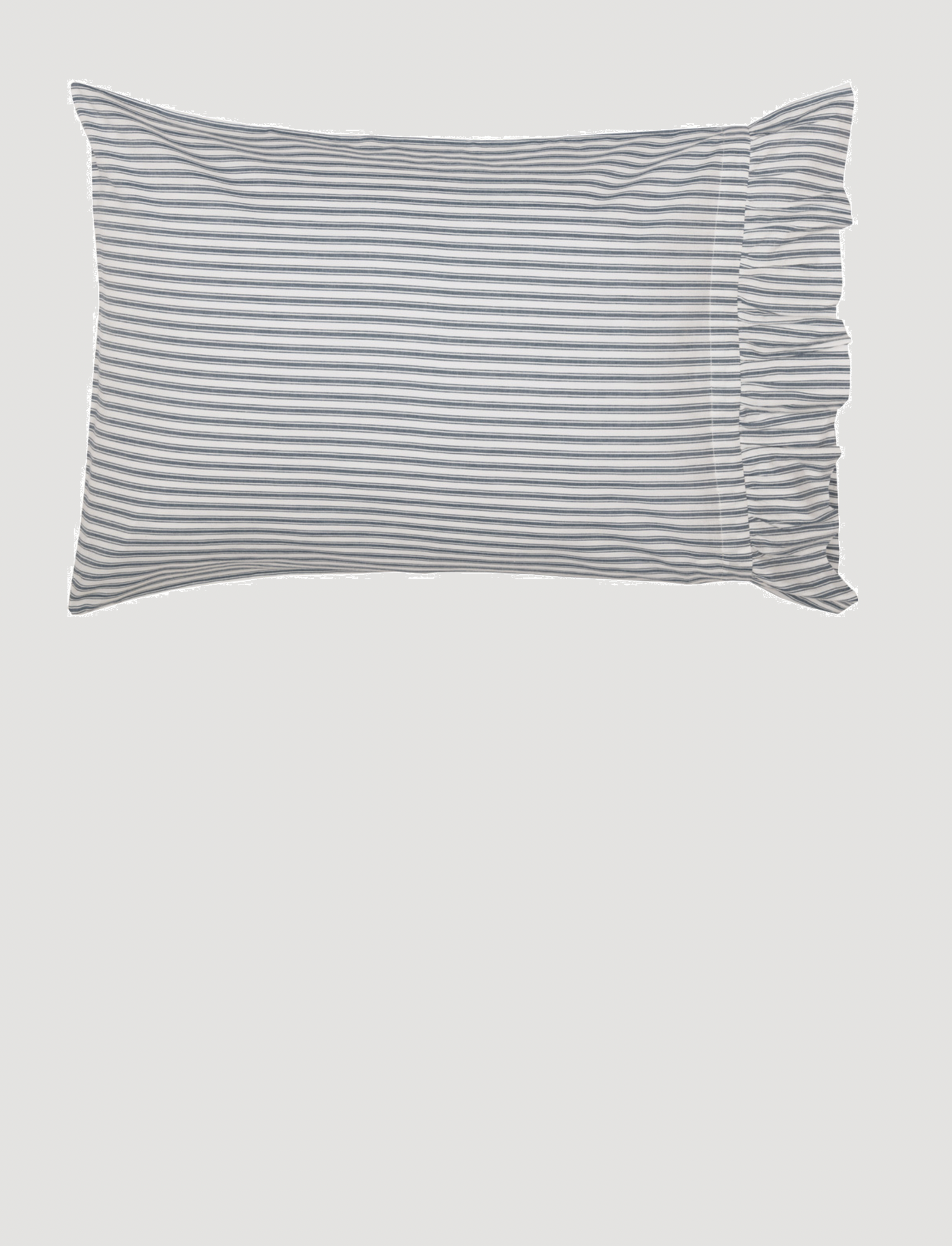 VHC Brands Sawyer Mill Blue Ticking Stripe Pillow Case Set of 2 Brand: VHC Brands