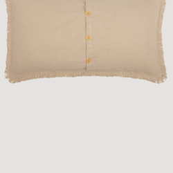 Burlap Vintage Ruffled Fringe Sham