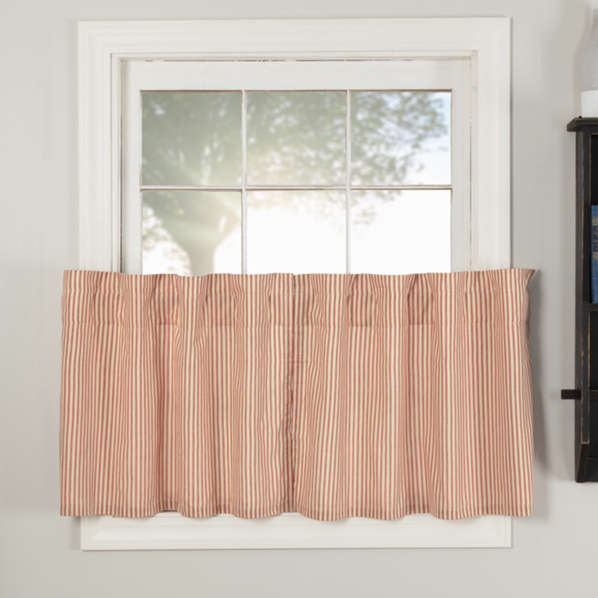 Sawyer Mill Red Ticking Stripe Tier Set of 2