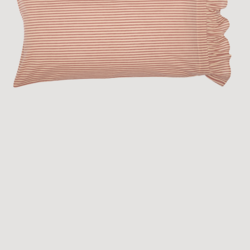 Sawyer Mill Red Ticking Stripe Pillow Case Set of 2