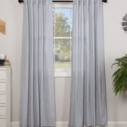 Sawyer Mill Blue Ticking Stripe Panel Set of 2