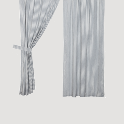 Sawyer Mill Blue Ticking Stripe Panel Set of 2