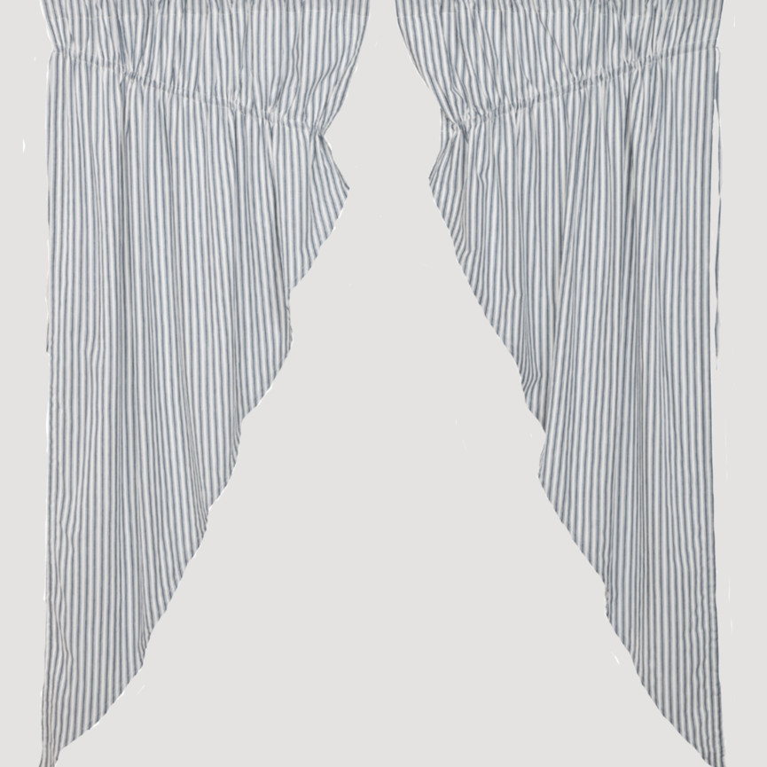 Sawyer Mill Blue Ticking Stripe Prairie Set of 2