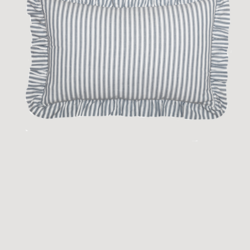 Sawyer Mill Blue Ticking Stripe Pillow - 14" x 22"