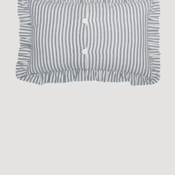 Sawyer Mill Blue Ticking Stripe Pillow - 14" x 22"