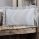 VHC Brands Sawyer Mill Blue Ticking Stripe Pillow - 14" x 22"