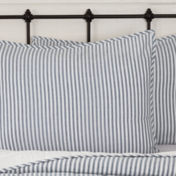 Sawyer Mill Blue Ticking Stripe Sham