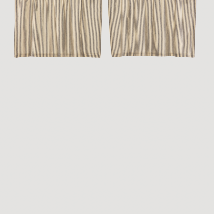 Sawyer Mill Charcoal Ticking Stripe Tier Set of 2