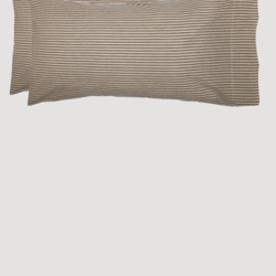 Sawyer Mill Charcoal Ticking Stripe Pillow Case Set of 2
