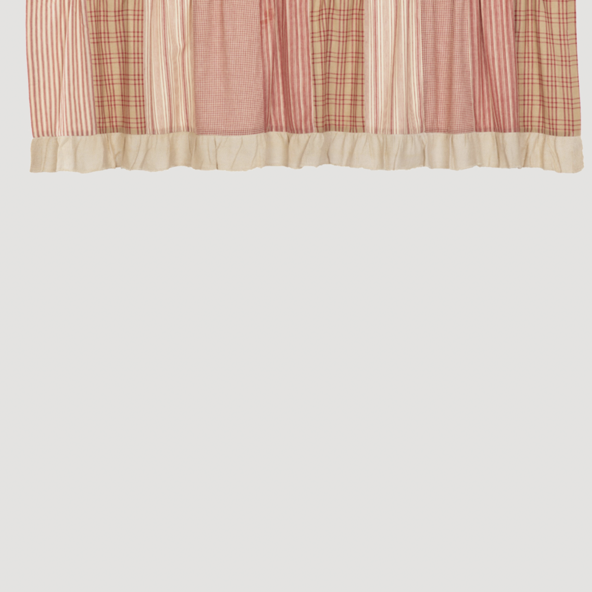 Sawyer Mill Red Patchwork Valance
