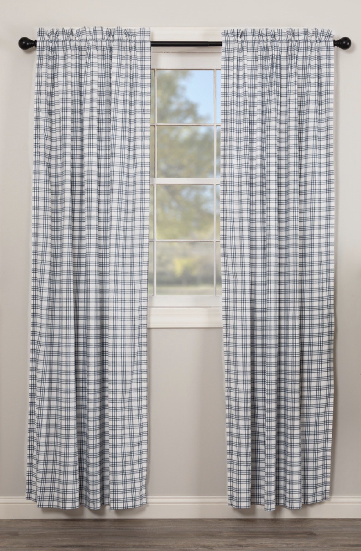 Sawyer Mill Blue Plaid Panels Vhc Curtains Nana S Farmhouse