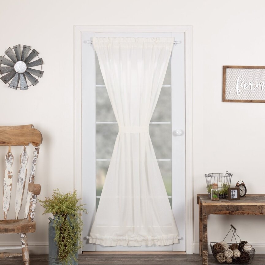 Tobacco Cloth Door Panel Curtain