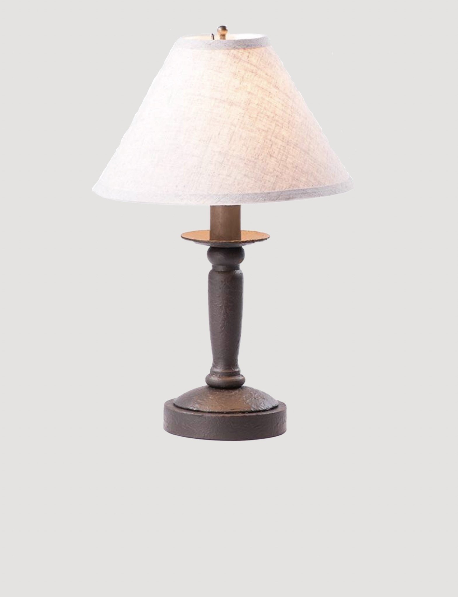 Irvin's Tinware Butcher Lamp with Ivory Linen Shade Brand: Irvin's Tinware