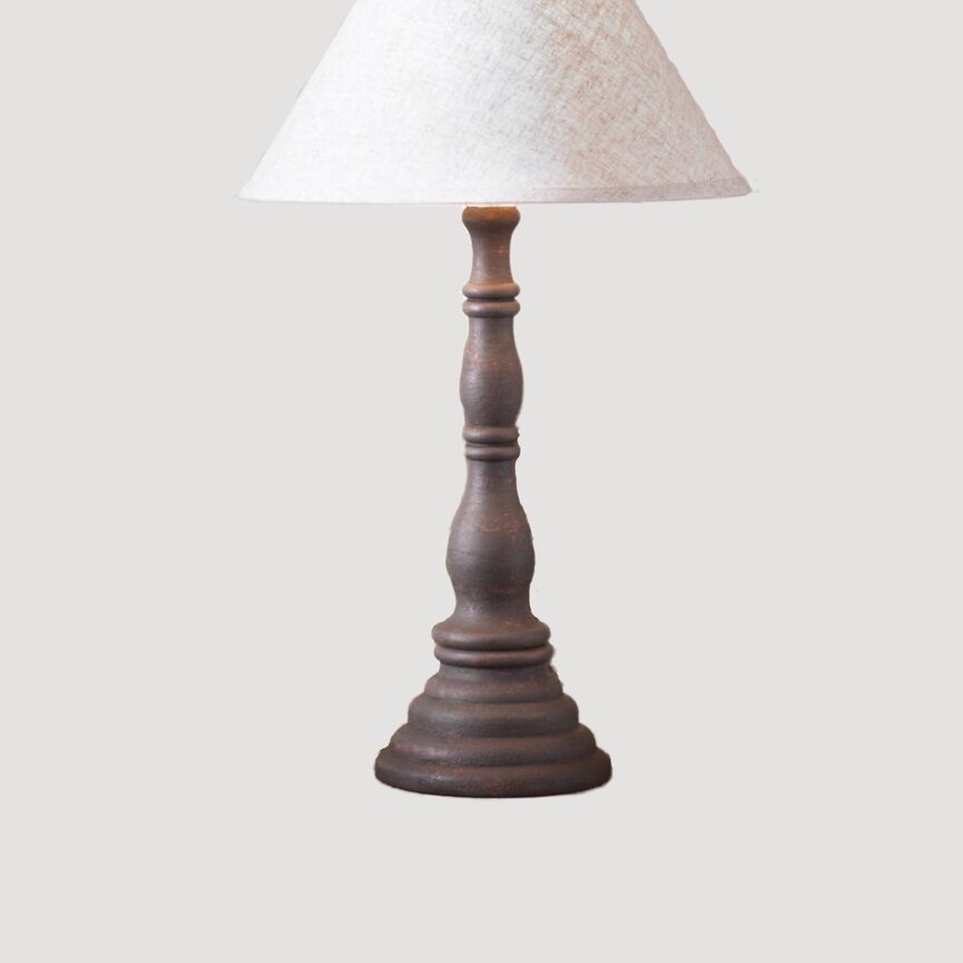 Davenport Lamp with Ivory Linen Shade in Hartford