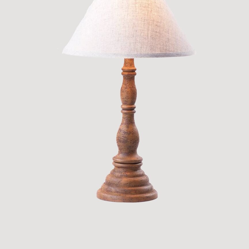 Davenport Lamp with Ivory Linen Shade in Hartford