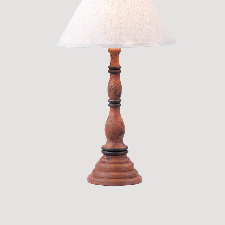 Davenport Lamp with Ivory Linen Shade in Hartford