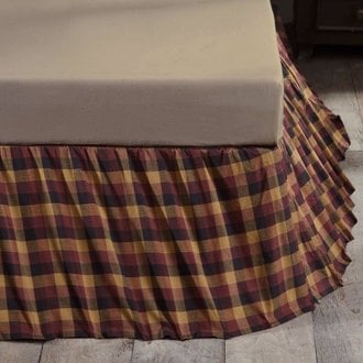 Heritage Farms Primitive Check Bed Skirt