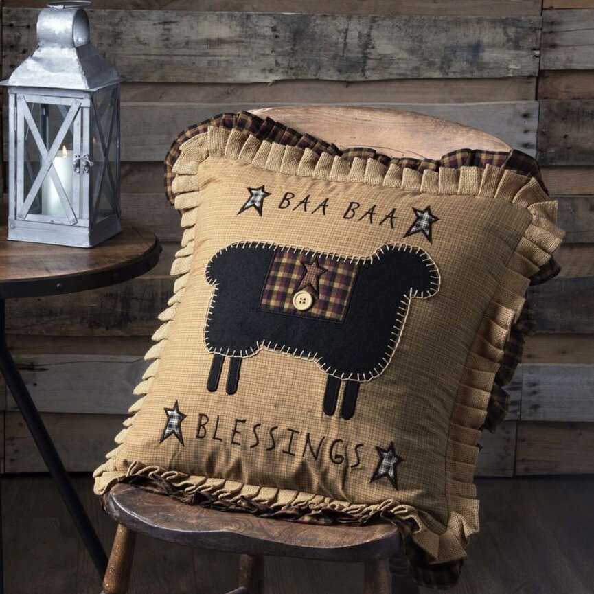 Heritage Farms Baa Baa Blessings Pillow